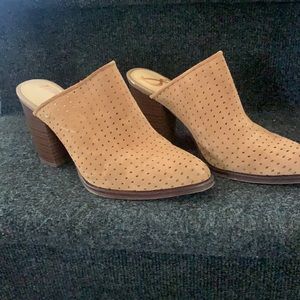 Beautiful brown mules